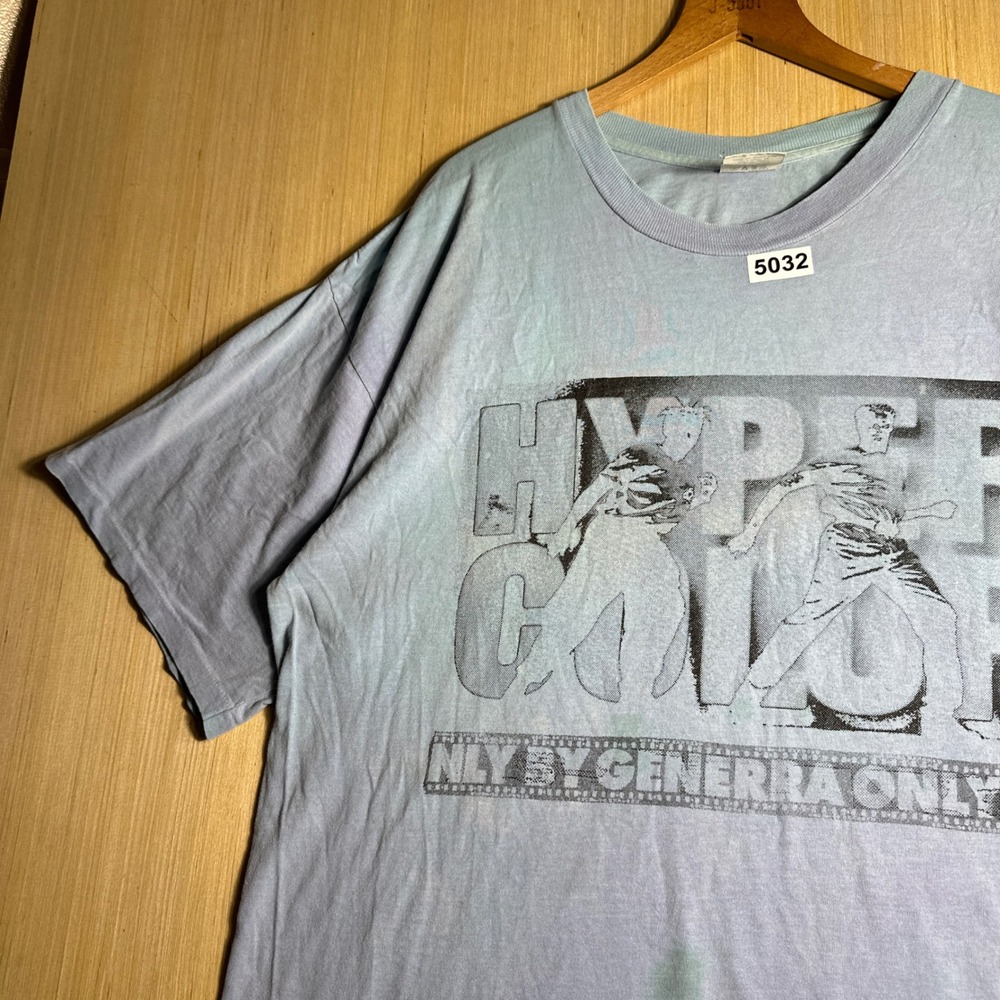 Vintage Generra Hypercolor T Shirt Mens XL Blue 90s Heat Sensitive Graphic Tee - Picture 8 of 15